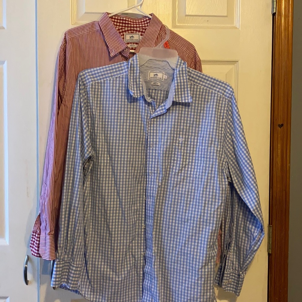2 Southern Tides long sleeve shirts